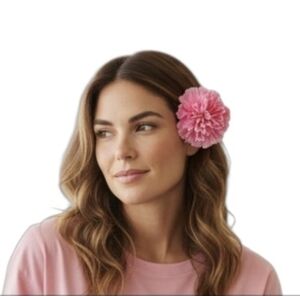 Pink Carnation Flower Accessory Hand Made